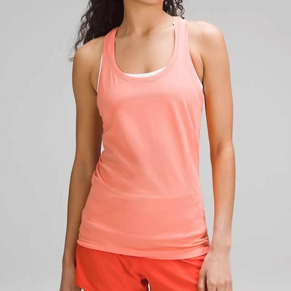 Lululemon swiftly tech pink tank top